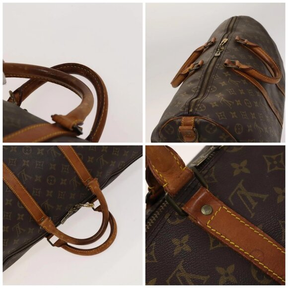 LOUIS VUITTON Monogram Keepall Bandouliere 50 Boston Bag M41416 LV Auth KD297 - Picture 16 of 16